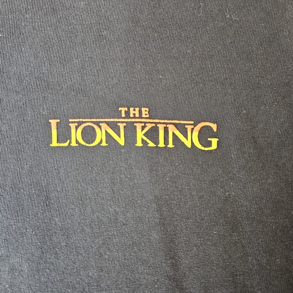 Disney Hakuna Matata Lion King Spirit‎ Jersey Size XL Pumba Timon Black - Picture 4 of 8